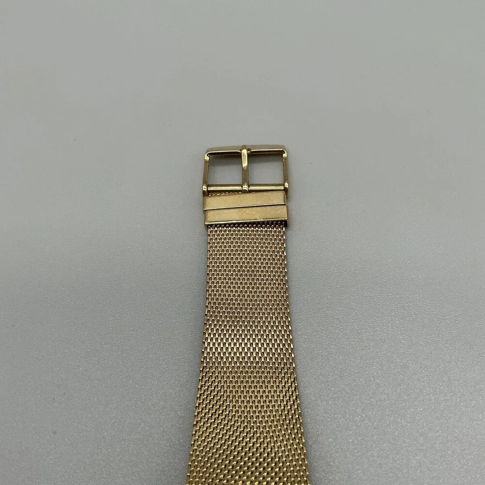 Anne Klein Womens Watch 25mm Cream Dial Gold Tone Mesh Band 10/6416 New Battery